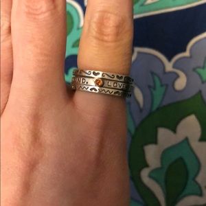 Brighton Silver Spinner Ring